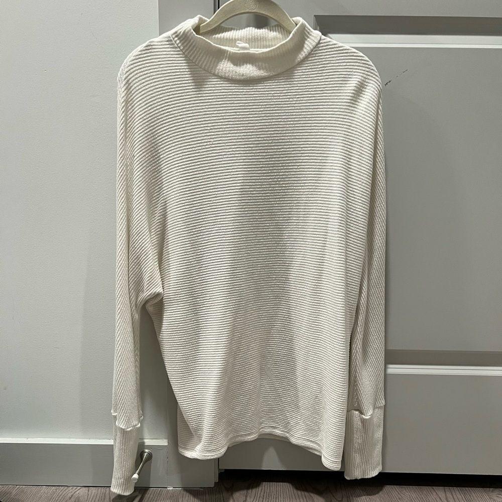 BP - white long sleeve cowl sweater, size S, in perfect condition & very comfy